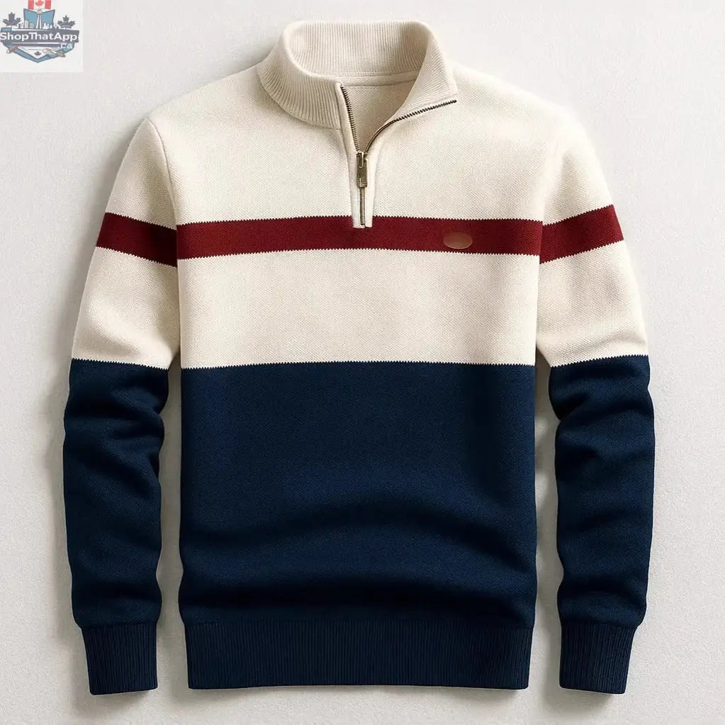 Premium CITADL pullover sweater with a cozy knit design, featuring a classic fit and ribbed cuffs, ideal for casual wear.