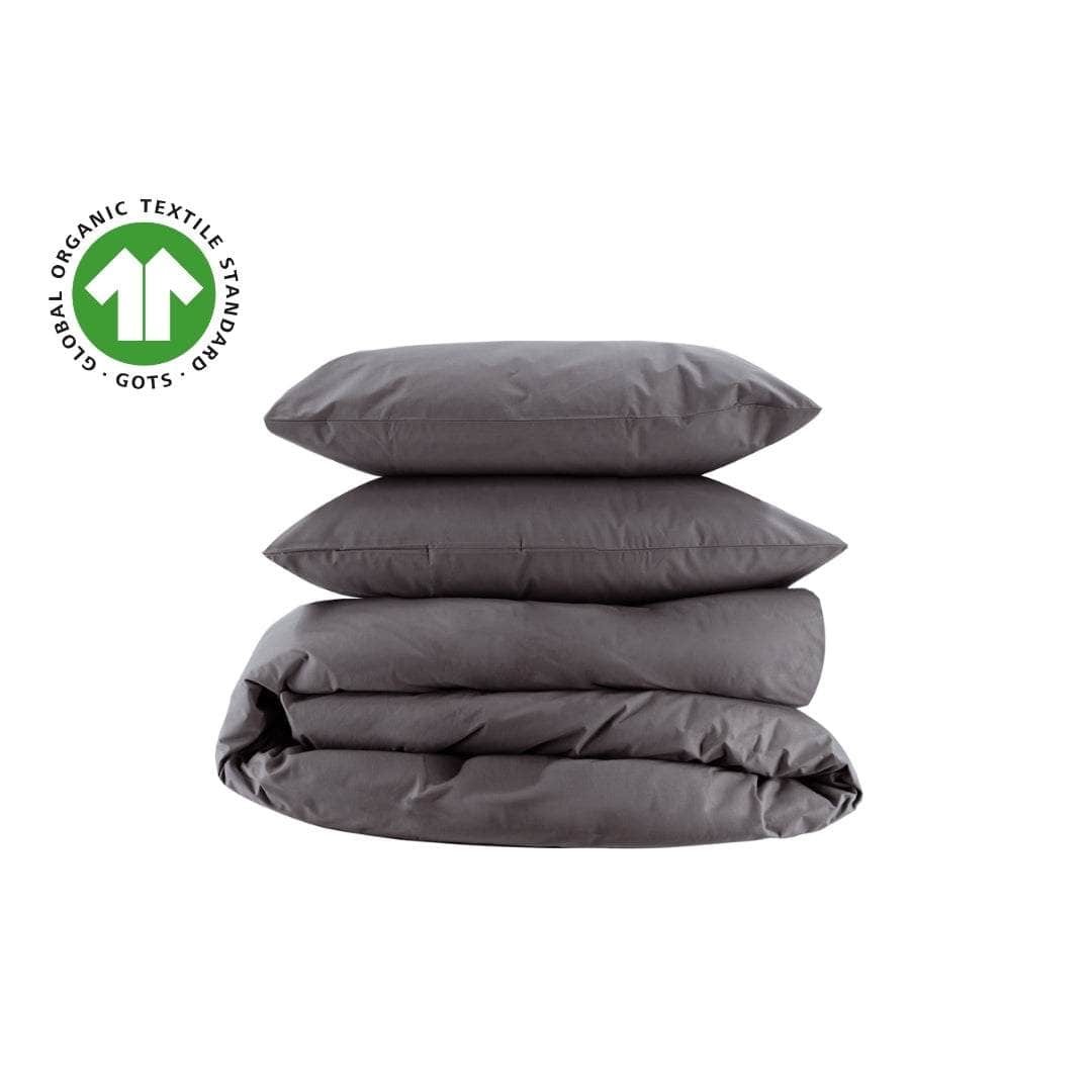Essential Organic Percale Duvet Cover Set & Pillowcase Collection - Shopthatapp.ca