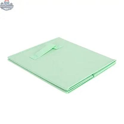 Six foldable storage bins organizer cubes, lightweight and collapsible, ideal for closet or shelf organization.