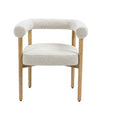 Svea Boucle Dining Chair - Cream - Www.Shopthatapp.ca