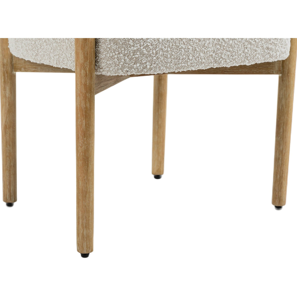 Svea Boucle Dining Chair - Cream - Www.Shopthatapp.ca