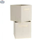 Six foldable storage bins organizer cubes in various colors, designed for closet and home organization.