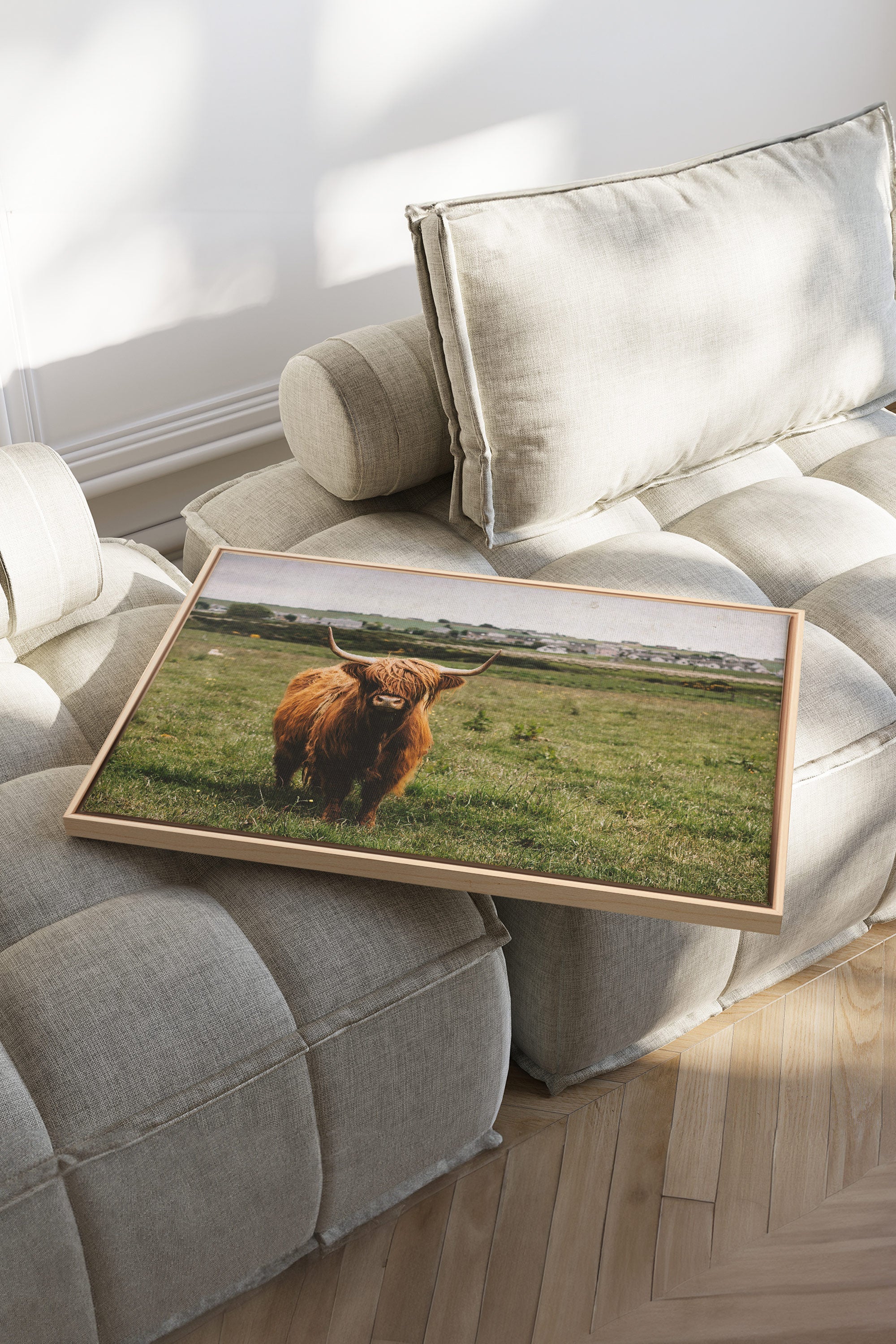 RUSTIC LEGEND - Oeuvre sur toile rustique étirée