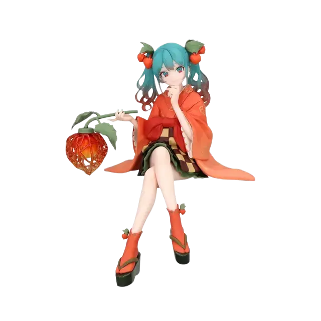Hatsune Miku Flower Fairy Winter Cherry anime figure by Hawk Collectibles, detailed Noodle Stopper character with vibrant colors.