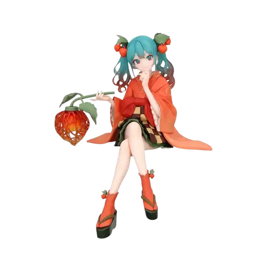 Hatsune Miku Flower Fairy Winter Cherry anime figure by Hawk Collectibles, detailed Noodle Stopper character with vibrant colors.