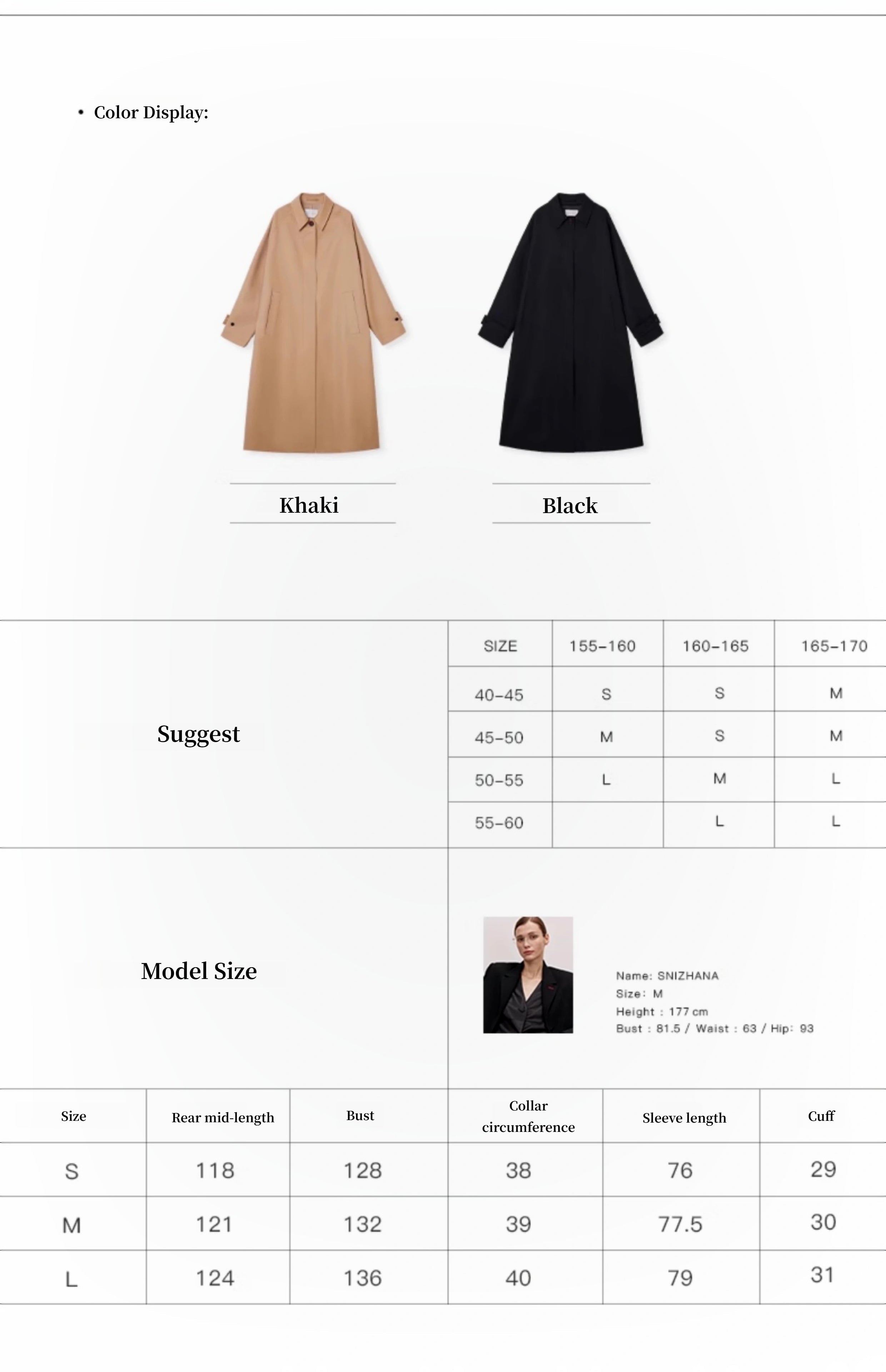 Fragrant Moment Trench Coat for Women - Stylish Mid-Length Overcoat for Petite Figures in High-End British Design