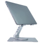 Vanlis Adjustable Laptop Stand with 360 Rotating Base Foldable Ergonomic Laptop Riser for Desk Swivel Computer Stand for Laptop or Tablet Metal Laptop Holder – Collapsible Fits 13-17” MacBook - Shopthatapp.ca