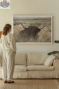 HIGHLAND SPIRIT - Route du Village Canvas Art - Oeuvre sur toile étirée - Shopthatapp.ca