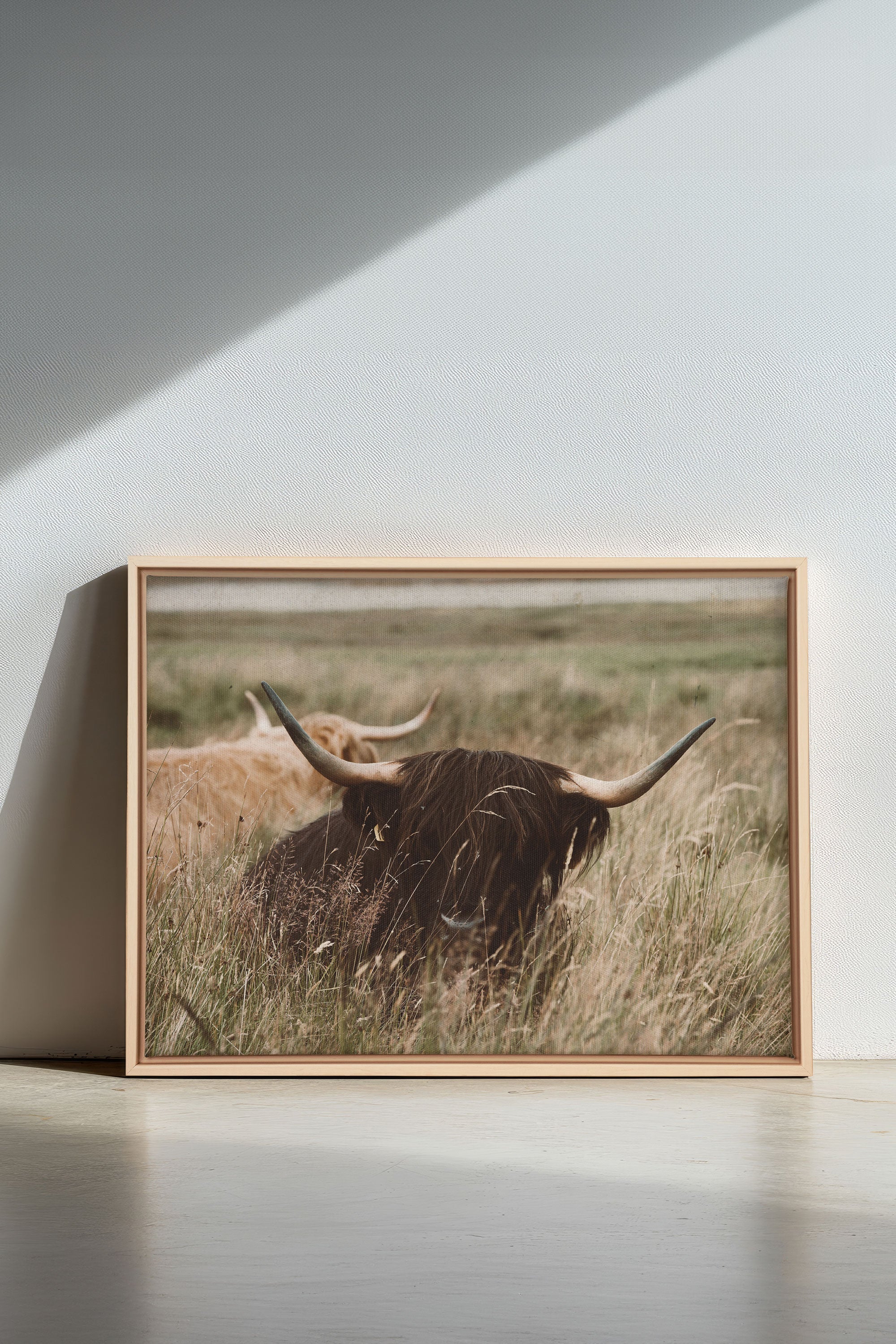 HIGHLAND SPIRIT - Route du Village Canvas Art - Oeuvre sur toile étirée