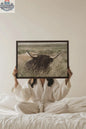HIGHLAND SPIRIT - Route du Village Canvas Art - Oeuvre sur toile étirée - Shopthatapp.ca