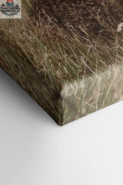 HIGHLAND SPIRIT - Route du Village Canvas Art - Oeuvre sur toile étirée - Shopthatapp.ca