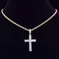 Elevate Your Style with the Gold Cross Rope Chain