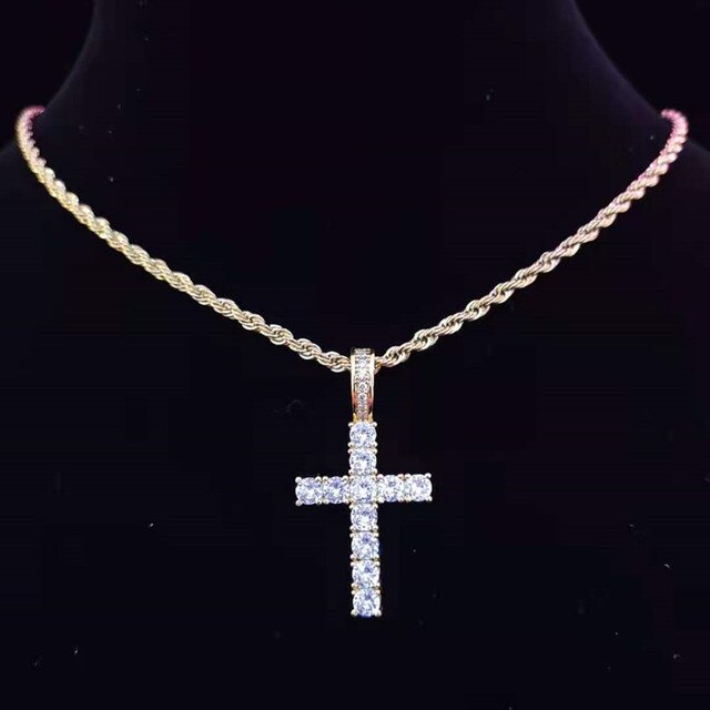 Elevate Your Style with the Gold Cross Rope Chain