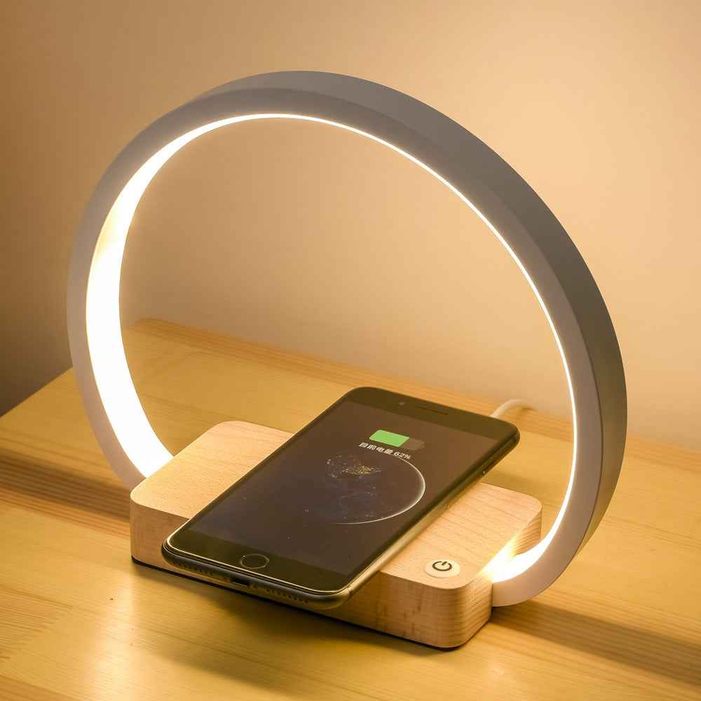 Multifunctional Modern Table Lamp with Wireless Charging