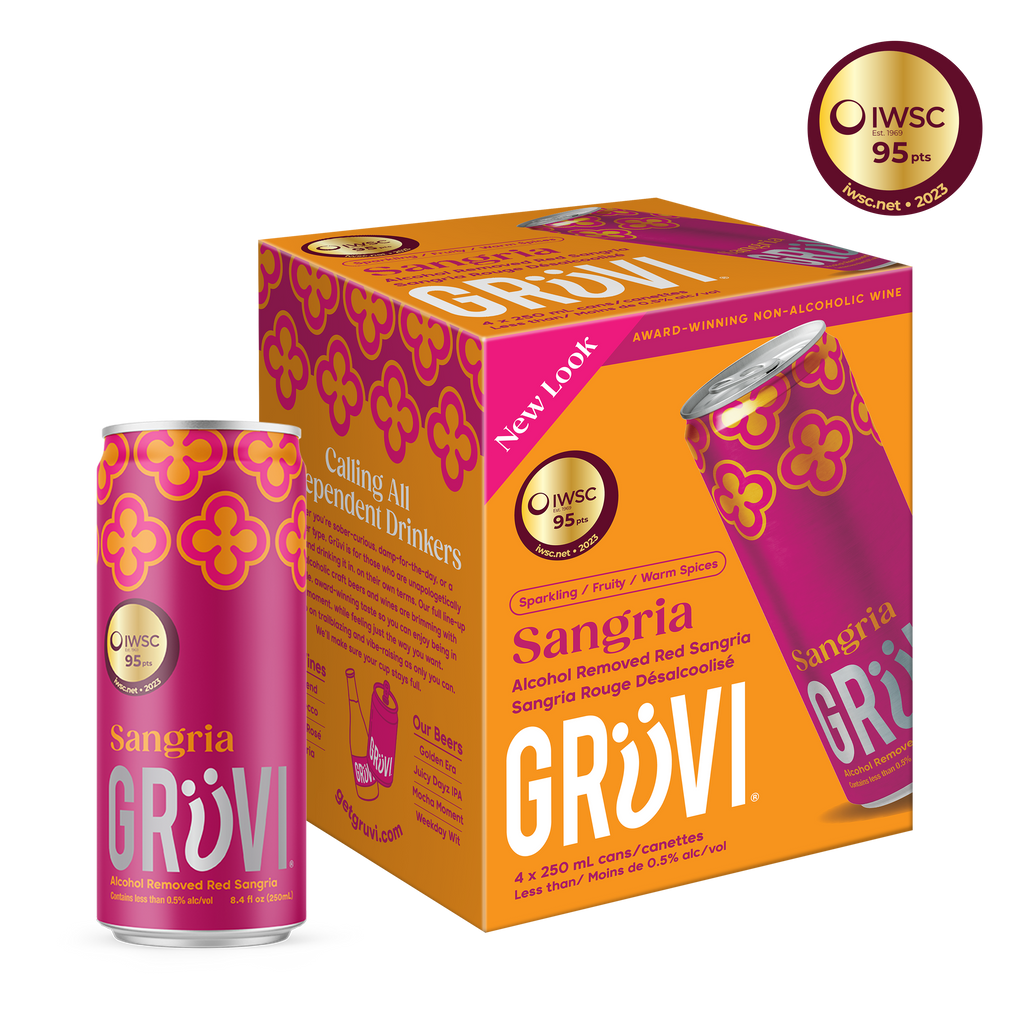 Grüvi Sangria - Refreshing Non-Alcoholic Wine Alternative