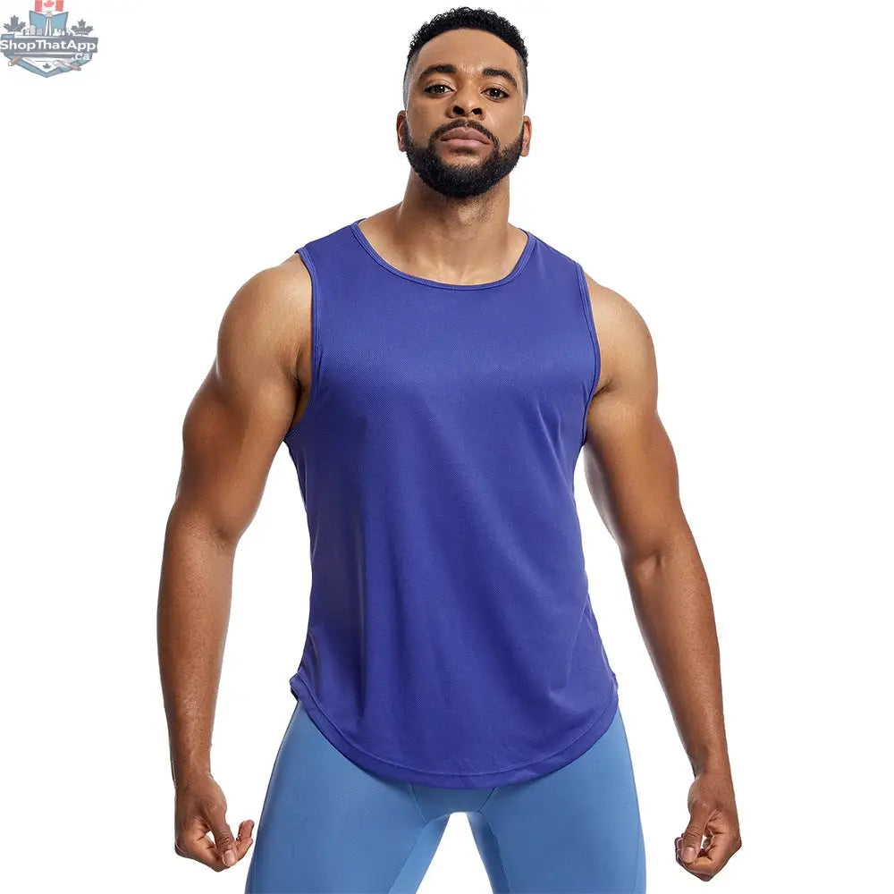 Men's Quick-Drying Sports Vest Fitness Apparel - Shopthatapp.ca