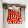 Red Southwestern Style Lightweight Queen Blanket – Cozy & Soft