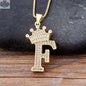 Letter Pendant with Chain - Gold - Shopthatapp.ca