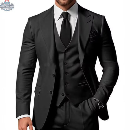 New Mens Three-piece Business Suit - Shopthatapp.ca