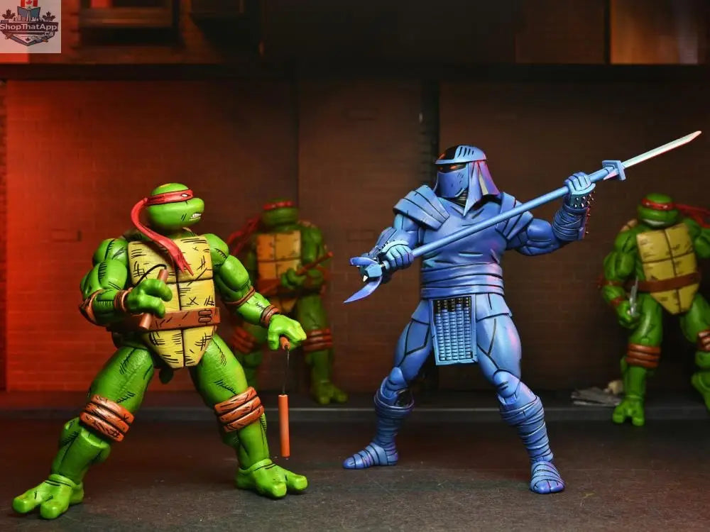 Toy Snowman Teenage Mutant Ninja Turtles Foot Enforcer action figure from Mirage Comics, detailed collectible toy with vibrant colors.