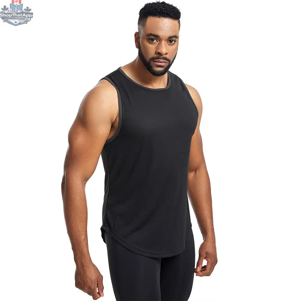 Men's Quick-Drying Sports Vest Fitness Apparel - Shopthatapp.ca