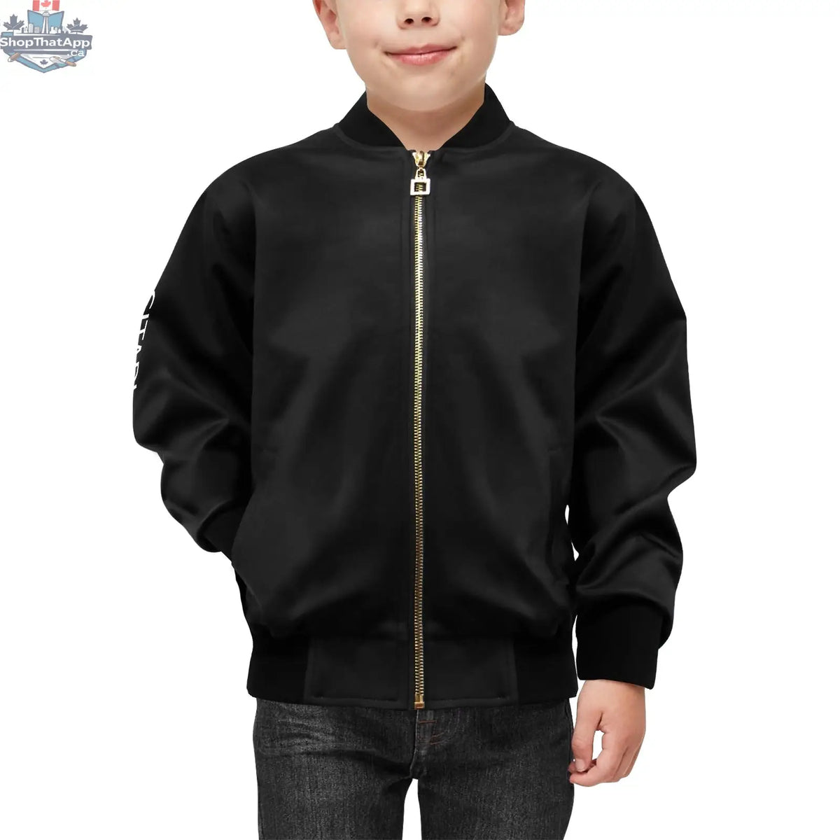 Kids CITADL bomber jacket with stylish design, comfortable fit, and adventure-ready look in a vibrant color.