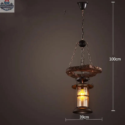 Bar American Chandelier Retro Chandelier Creative Lamp - Shopthatapp.ca