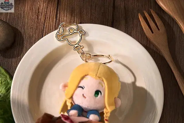 Anime merchandise hawk collectibles Marcille plushie bag featuring a cute, reusable soft plush bag inspired by Delicious in Dungeon.