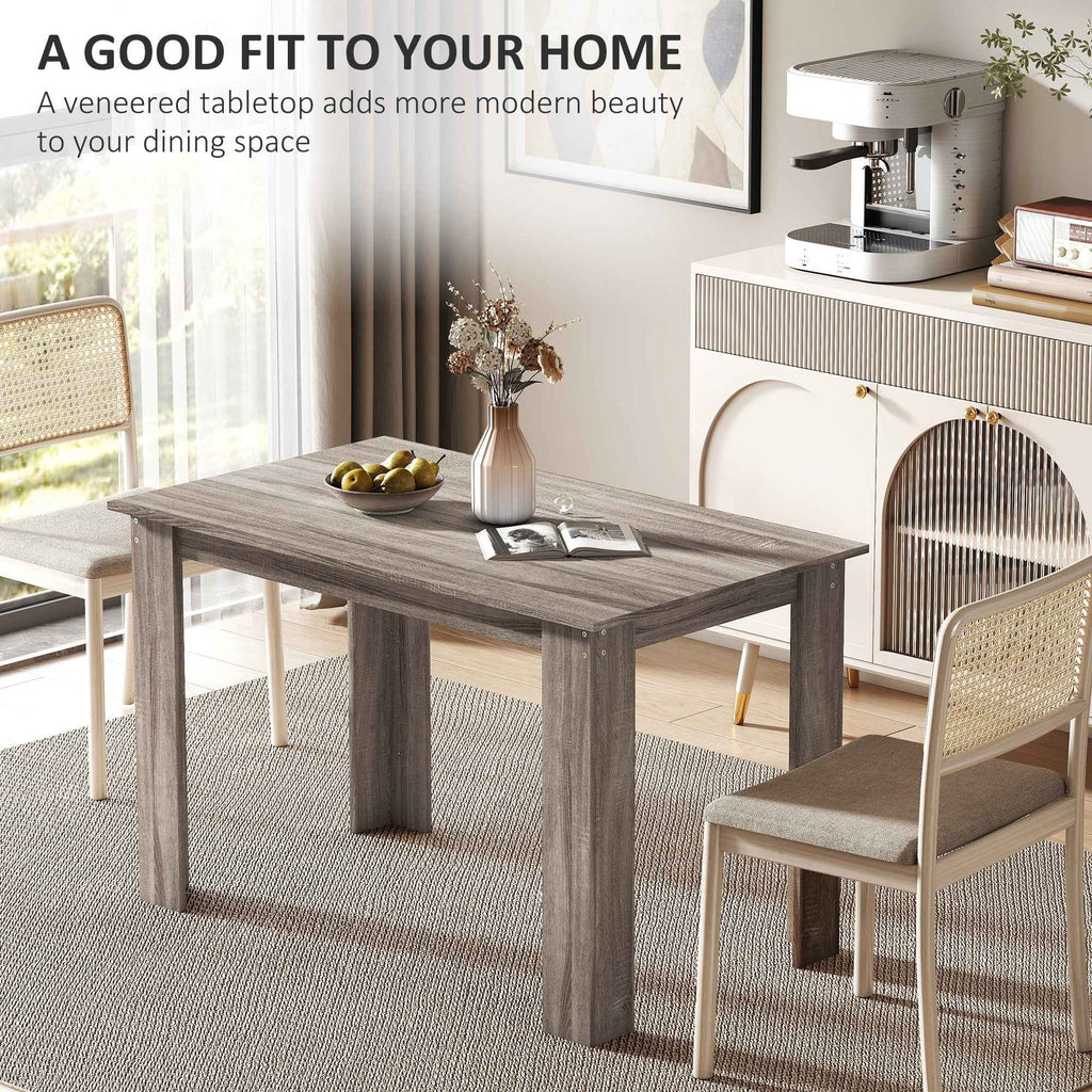Spencer 47" Dining Table for 4-6 People-Light Grey