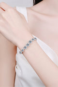 925 Sterling Silver Moissanite Bracelet with 10.4 Carat Sparkle - Shopthatapp.ca