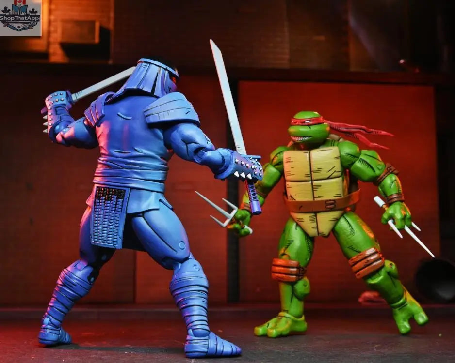 Toy Snowman Teenage Mutant Ninja Turtles Foot Enforcer action figure from Mirage Comics, detailed toy collectible with vibrant colors.