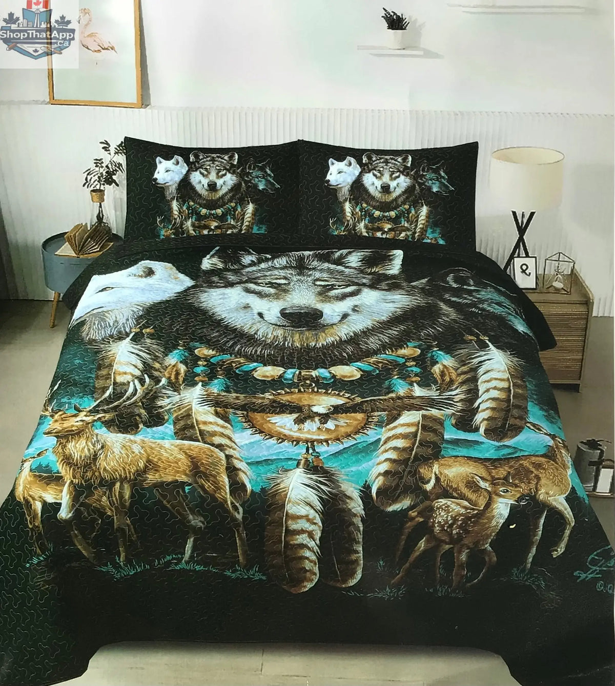 Kingdom of the North 3 Piece Quilt Set - Shopthatapp.ca