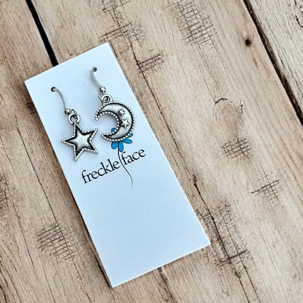 Mixed Moon Star Earrings - Enchanting Celestial Jewelry for Every Occasion