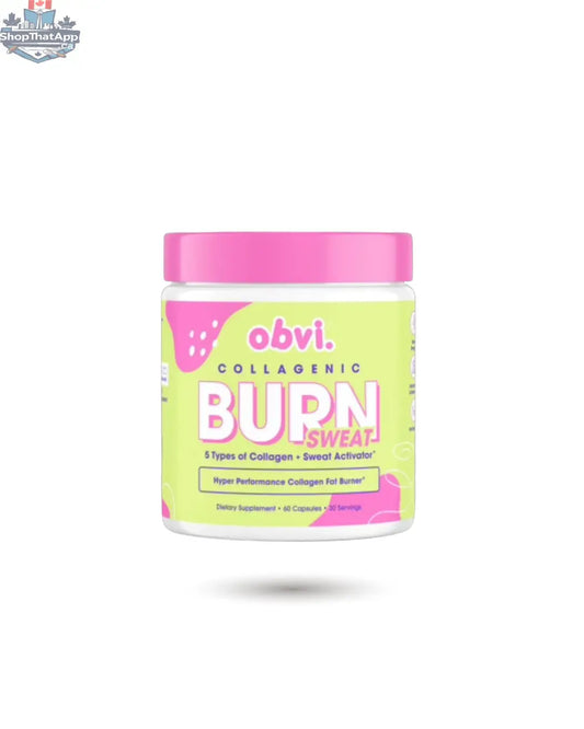 BulkBully Supplements Obvi Collagenic Sweat essentials supplement container for beauty and wellness enhancement.
