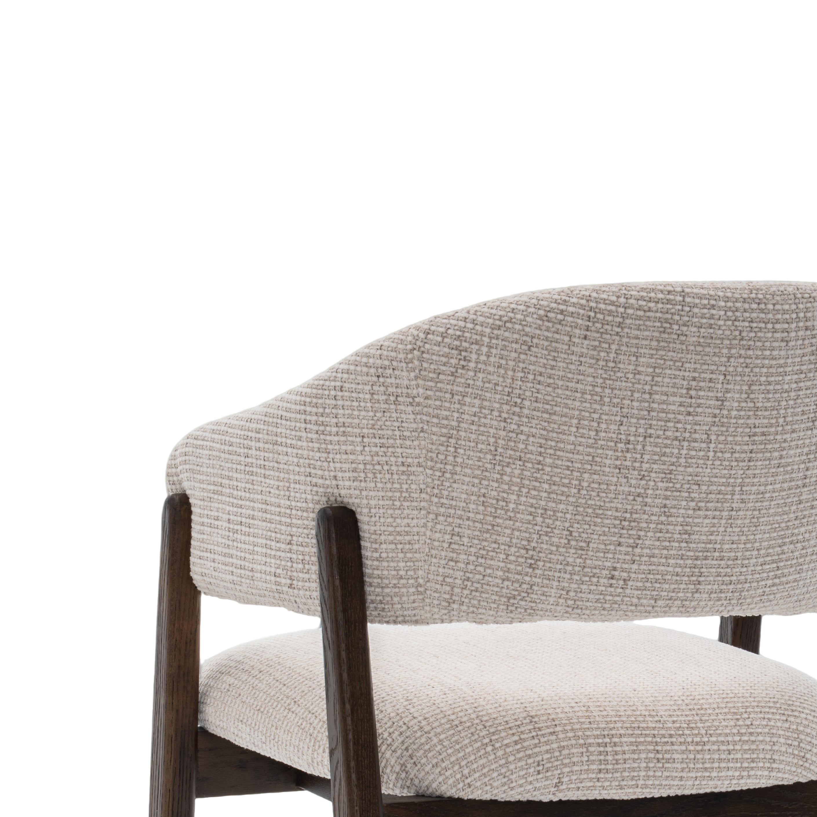 Fiol Dining Chair – Beige Upholstery & Dirty Oak Wood Frame - Www.Shopthatapp.ca