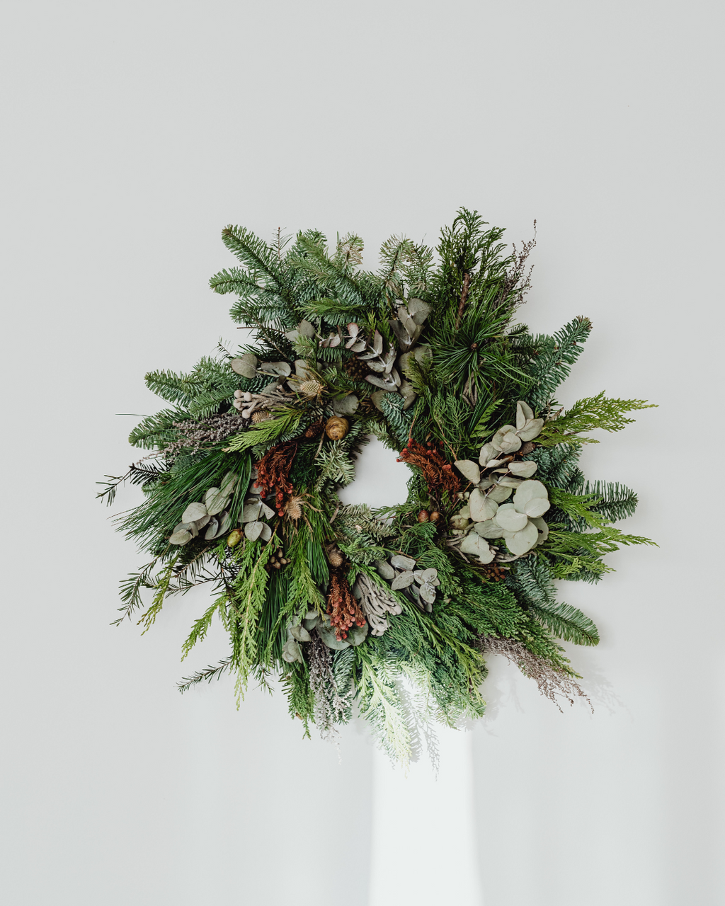 Holiday Wreath Making Workshop for Teams & Friends — Create Custom Winter Wreaths (Group of 10)