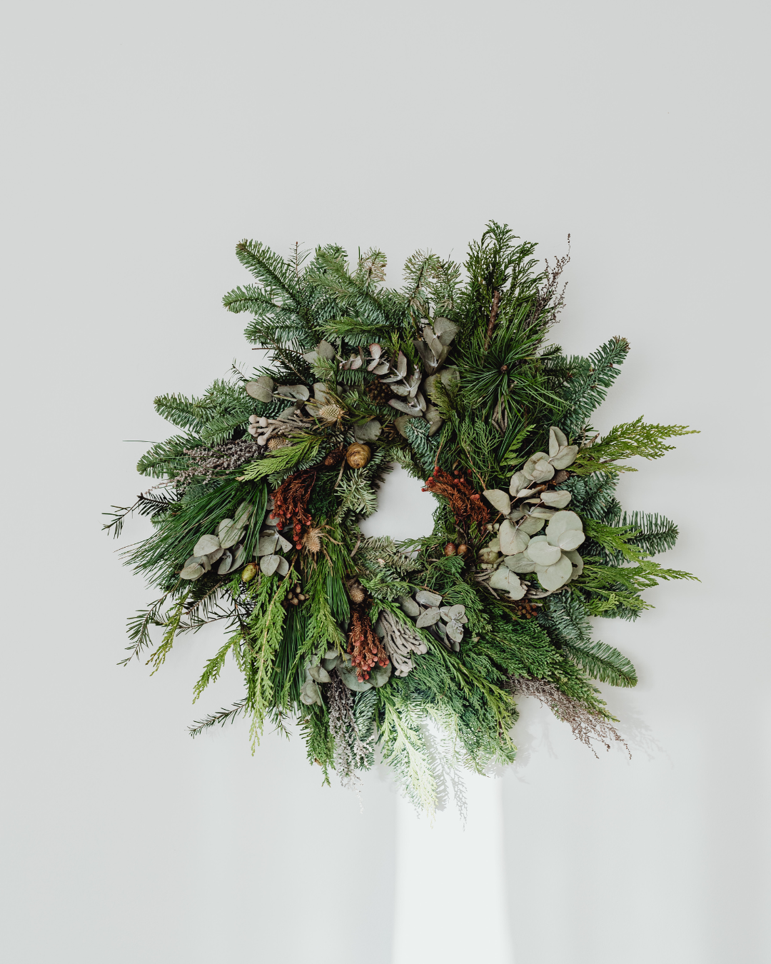Holiday Wreath Making Workshop for Teams & Friends — Create Custom Winter Wreaths (Group of 10)
