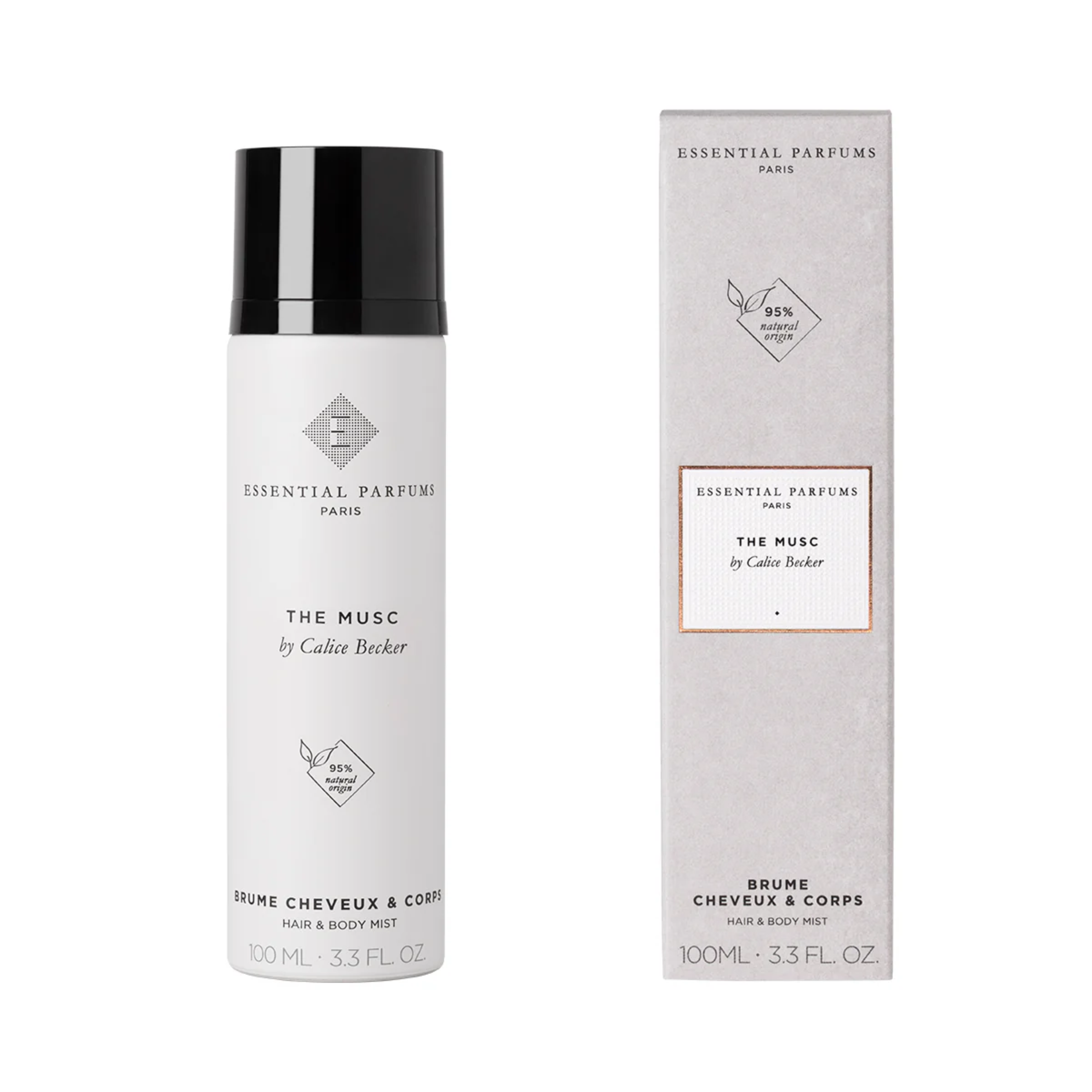 Essential Parfums The Musc Hair & Body Mist 100 ml - Lightly Fragranced with Essential Parfums The Musc EDP