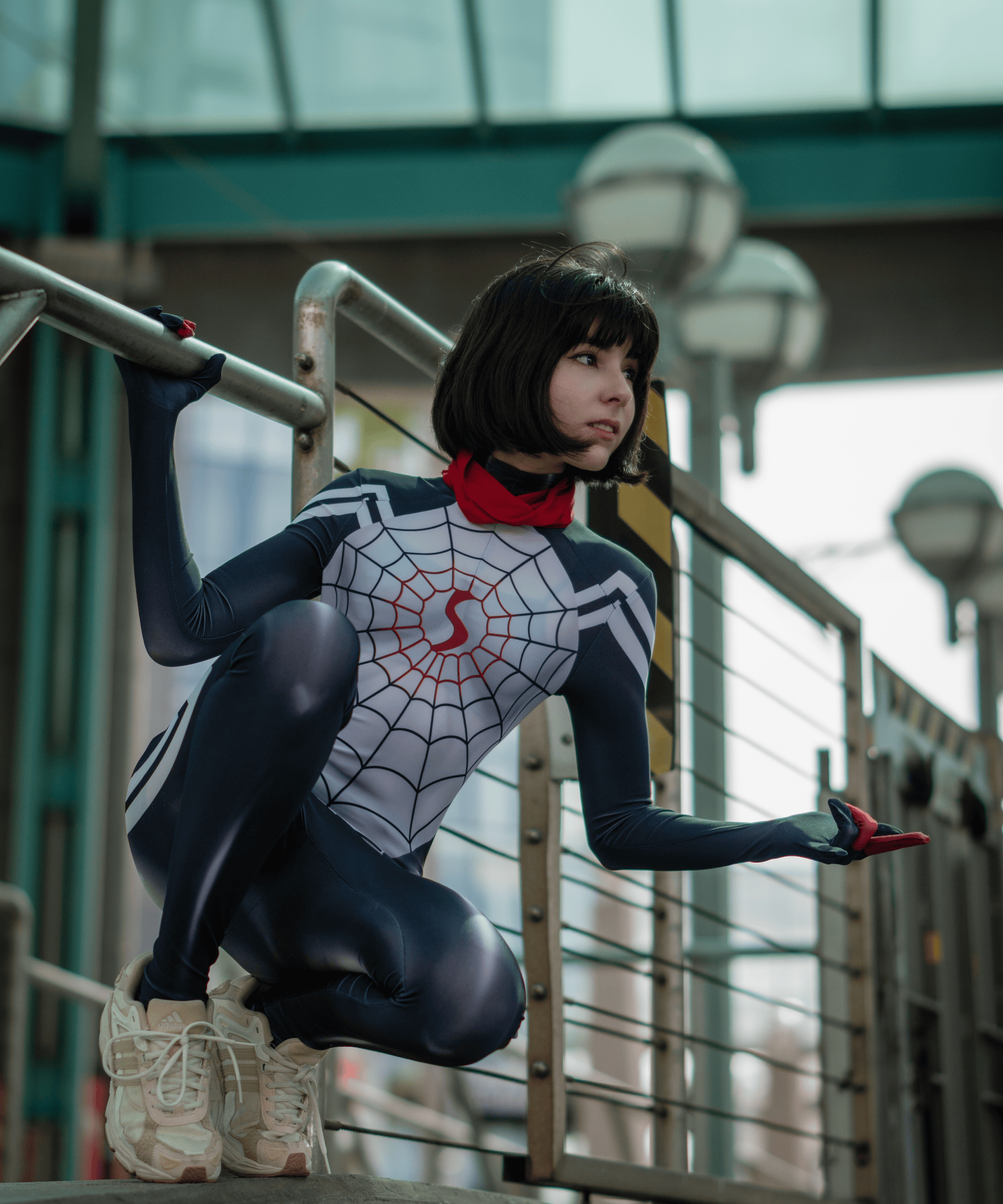 Super Hero Spider Cindy Cosplay Full Bodysuit Halloween Costume Zentai - Shopthatapp.ca