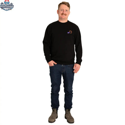 Northern Sun Everyday Crew Sweater, soft knit sweater with a classic crew neckline and comfortable fit, shown in neutral color.