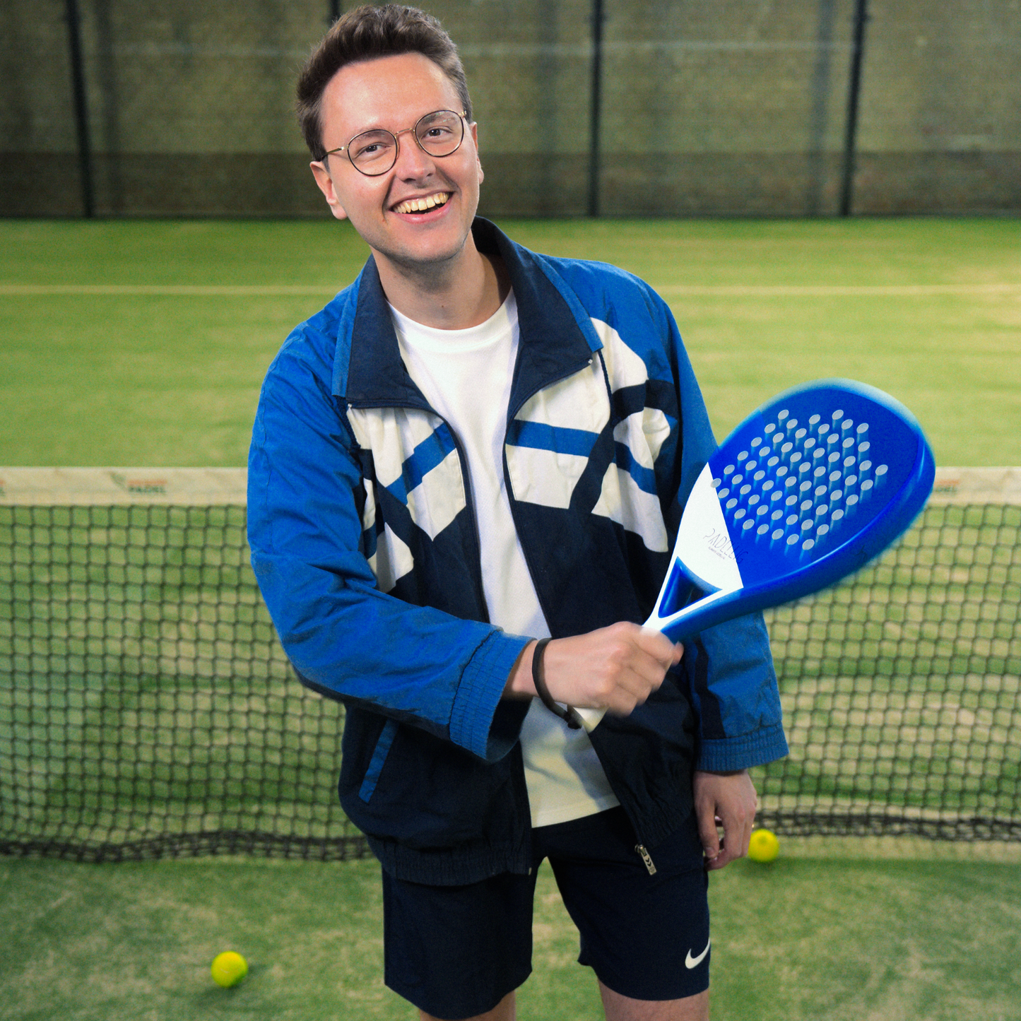 Padelracket Padellig Full Carbon Blue Delight – Inclusief tas & 3 ballen - Shopthatapp.ca