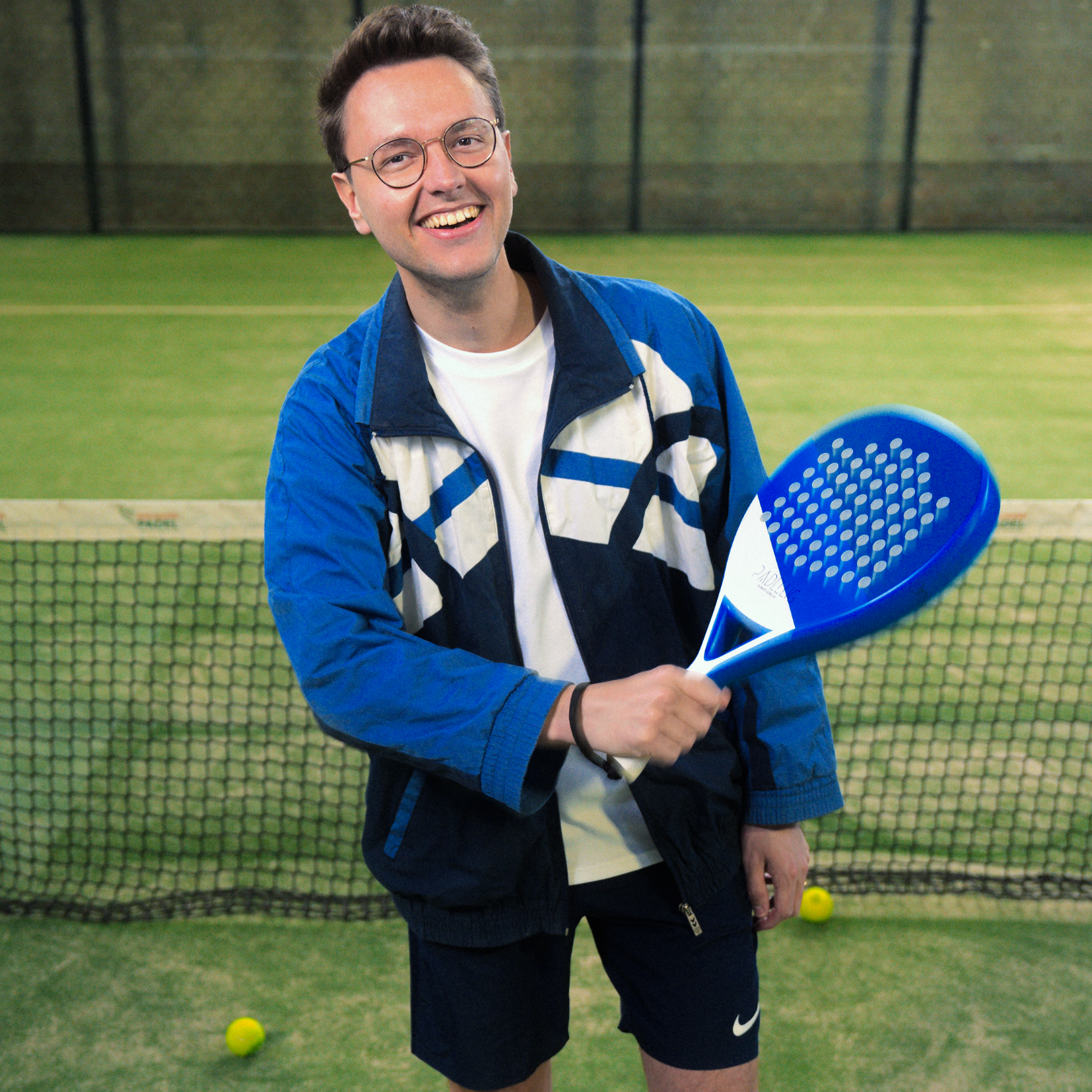 Padelracket Padellig Full Carbon Blue Delight – Inclusief tas & 3 ballen - Shopthatapp.ca