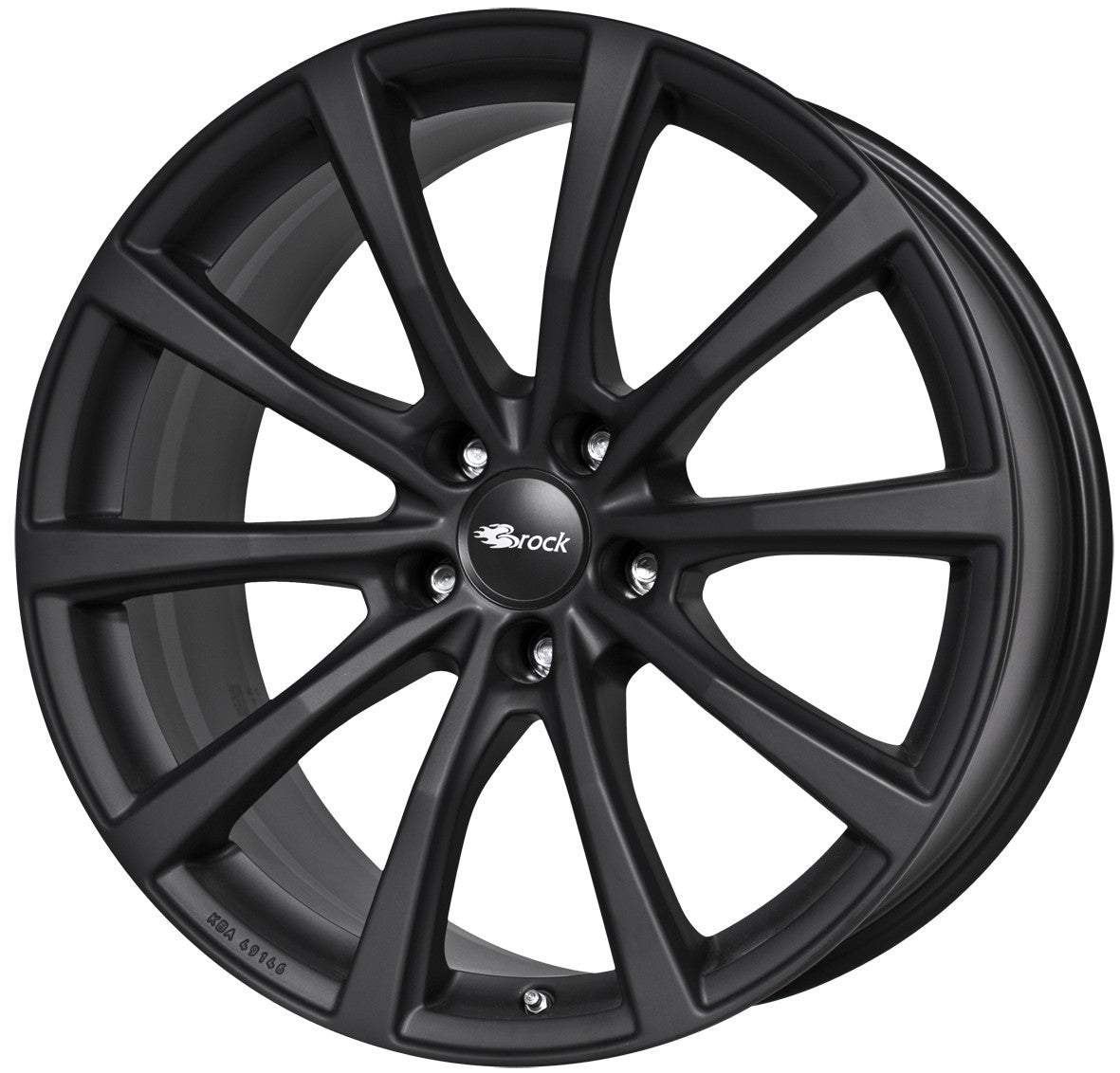 Tesla Model 3 Highland 19 Zoll Winterkomplettrad Brock B32 Schwarz Klar Matt (4 Stück) SR, LR