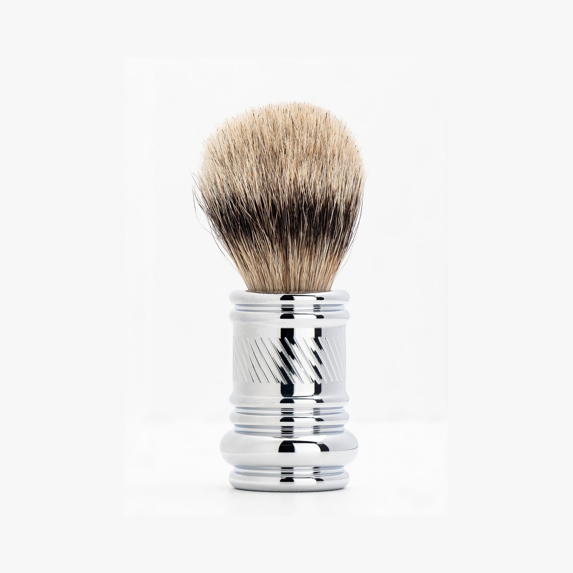 Ombre Mesh Dress for Stylish and Chic Occasions with Merkur Badger Hair Shaving Brush