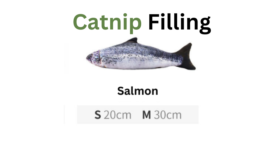 100% Silvervine Catnip Fish Toy - Cuddle Toy for Cats - Shopthatapp.ca