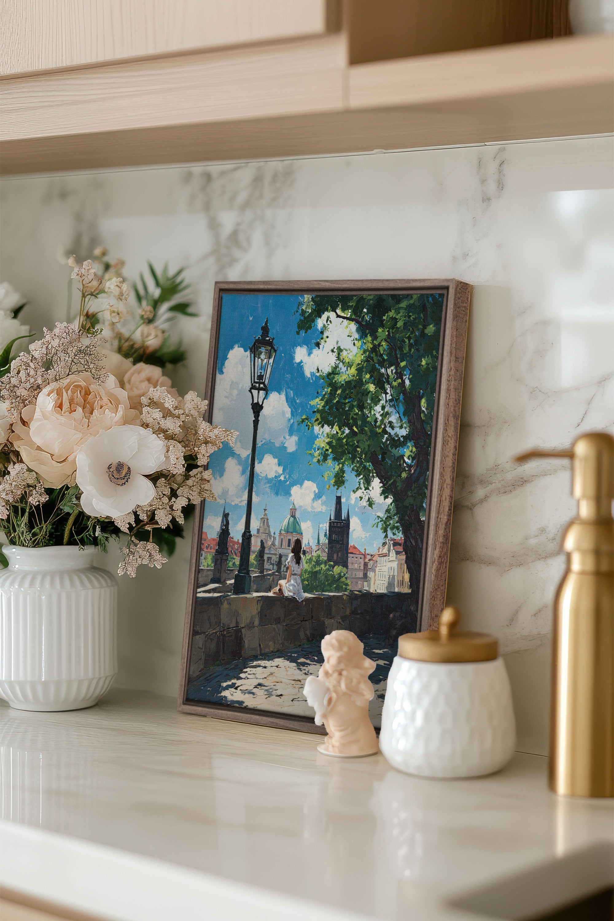 PRAGUE REVERIE Canvas Artwork - Oeuvre sur Toile Étirée