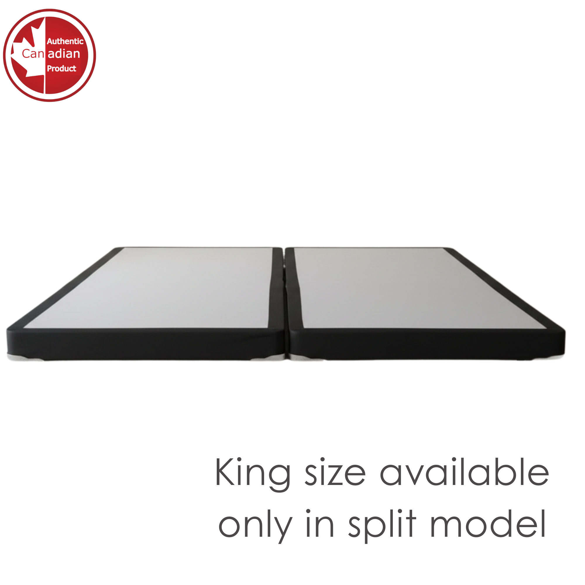 UltraFlex® Premium Solid Wood Box Spring Mattress Foundation 2" Low Profile - Twin, Double, Queen, King | Premium Heavy Duty Mattress Base, No Assembly Required, Compatible with All Mattress Types- Made in Canada - Shopthatapp.ca