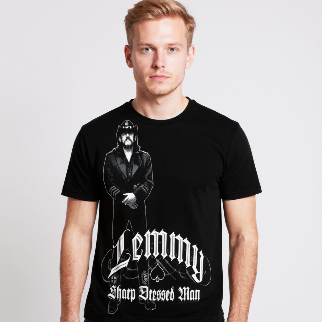 Lemmy - Sharp Dressed Man T-Shirt (Black) - Www.Shopthatapp.ca