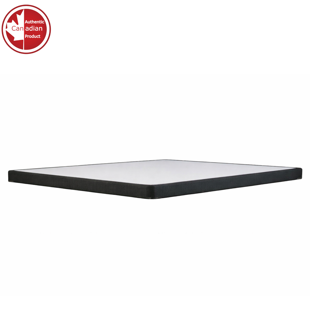 UltraFlex® Premium Solid Wood Box Spring Mattress Foundation 2" Low Profile - Twin, Double, Queen, King | Premium Heavy Duty Mattress Base, No Assembly Required, Compatible with All Mattress Types- Made in Canada - Shopthatapp.ca