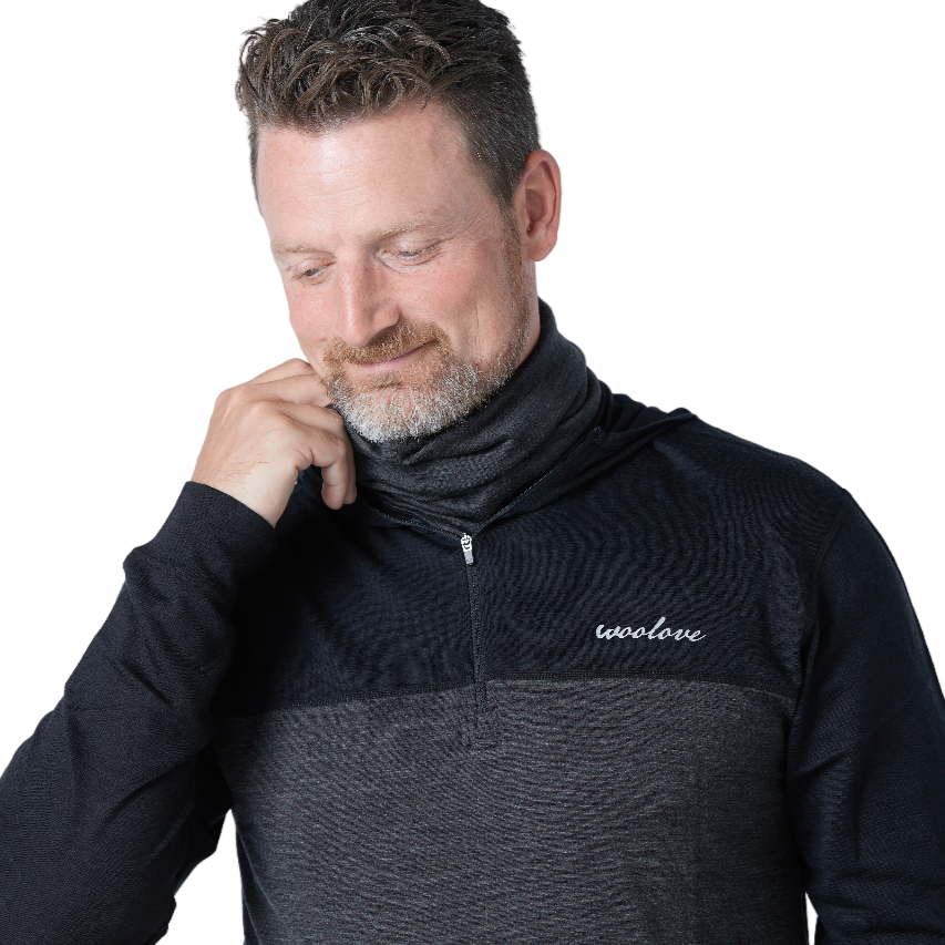 Merino Wool Neck Gaiter — Reversible, Unisex